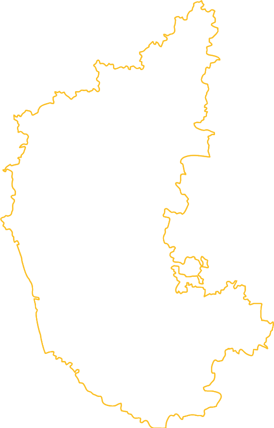 Karnataka Map Outline