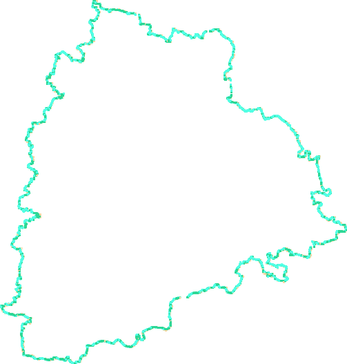 Telangana Map Outline